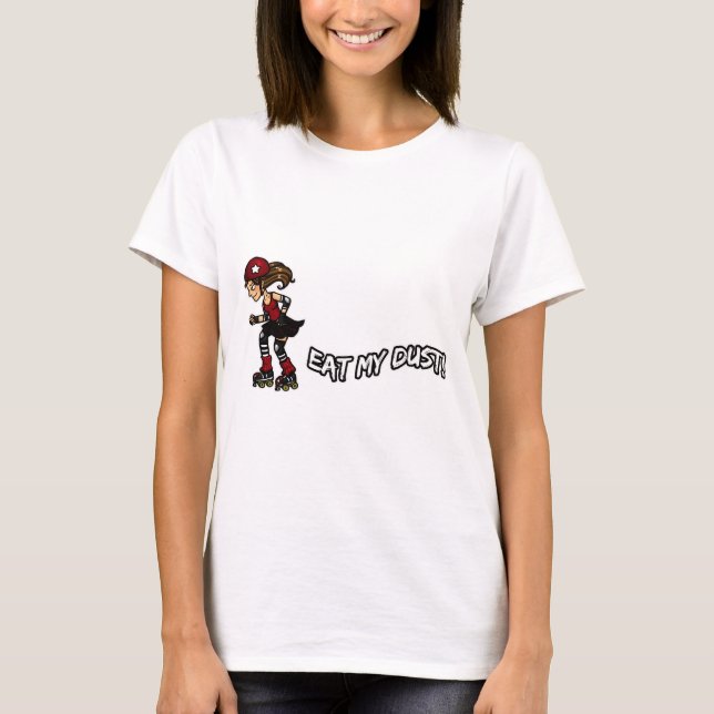 Red Rollerderby jammer T-Shirt (Front)