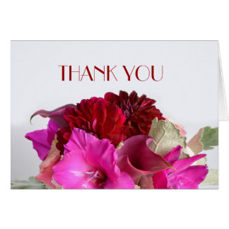 Red Romantic Bouquet Thank you