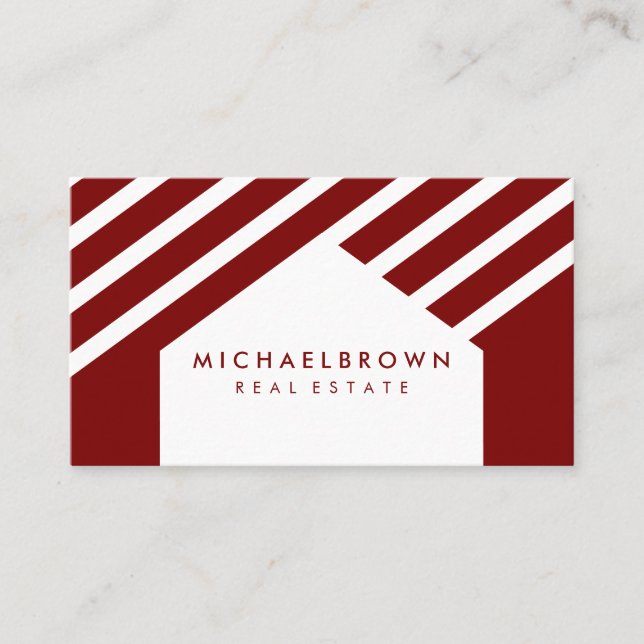 red Roof Business Card (Front)