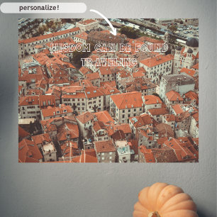 Red Roofs of Kotor (Montenegro) Poster