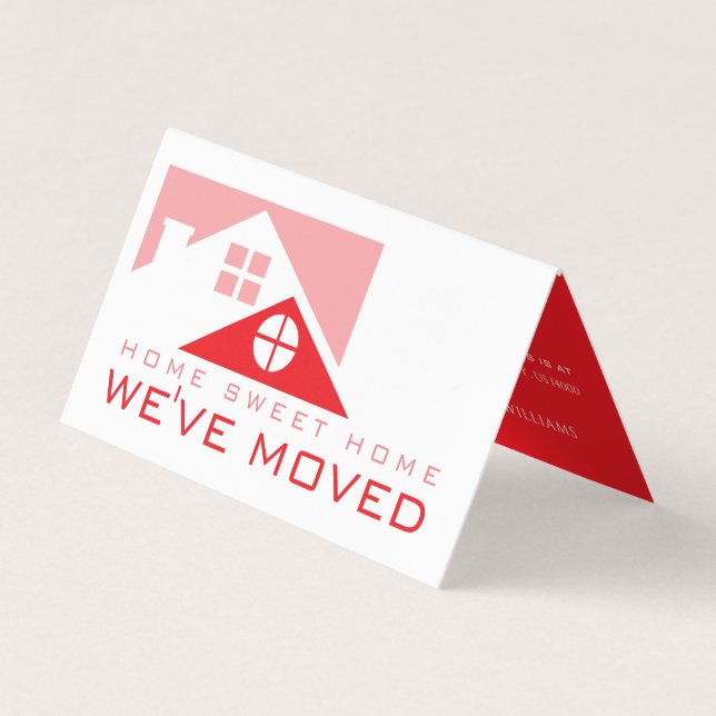 Red Rooftop, Change of Address Card (Front)