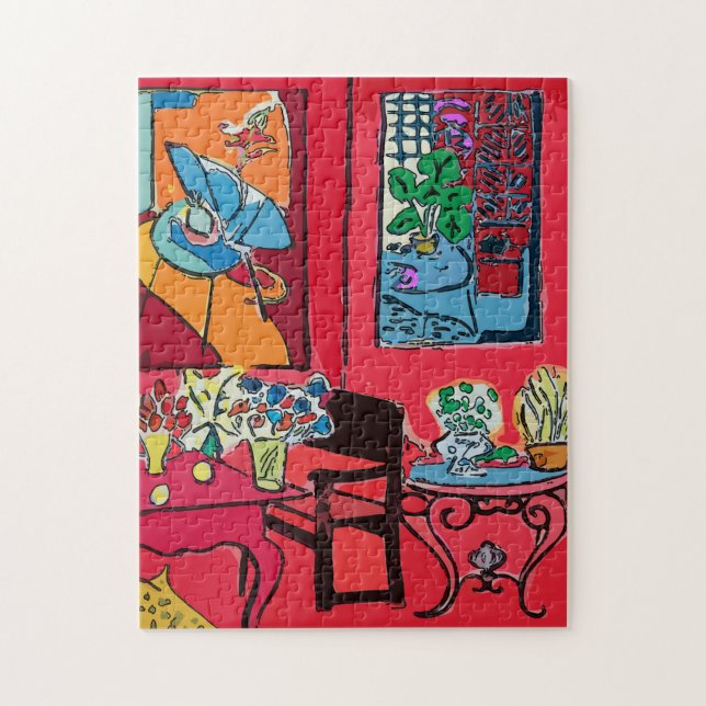 Red Room Jigsaw Puzzle (Vertical)