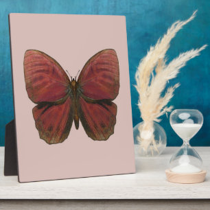 Red Rooster Butterfly Plaque