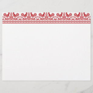 Red Rooster cross-stitch