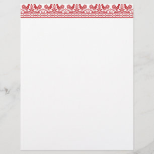 Red Rooster cross-stitch