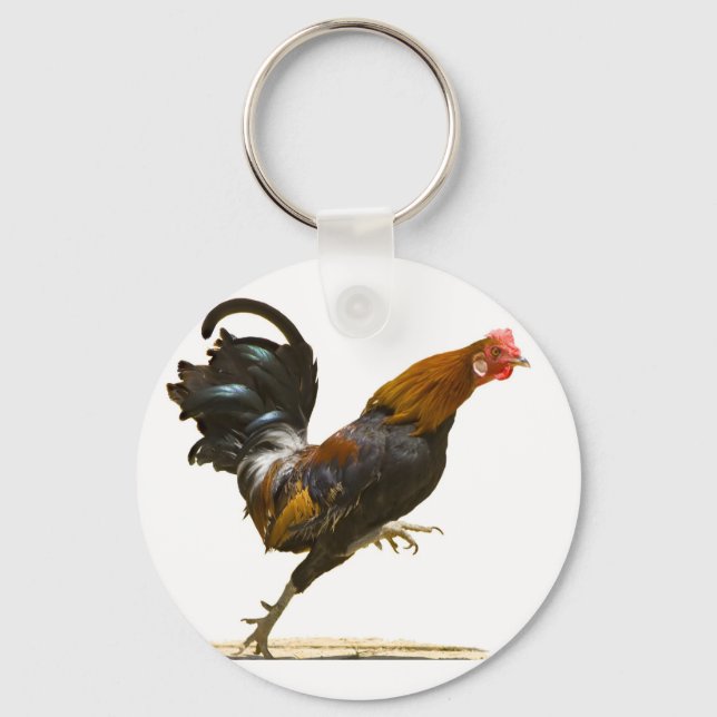 Red Rooster Key Ring (Front)