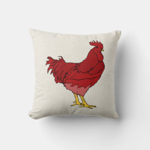 Red Rooster Pillow
