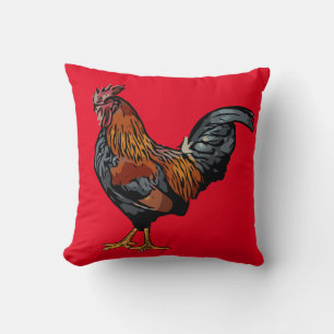 Red Rooster Pillow