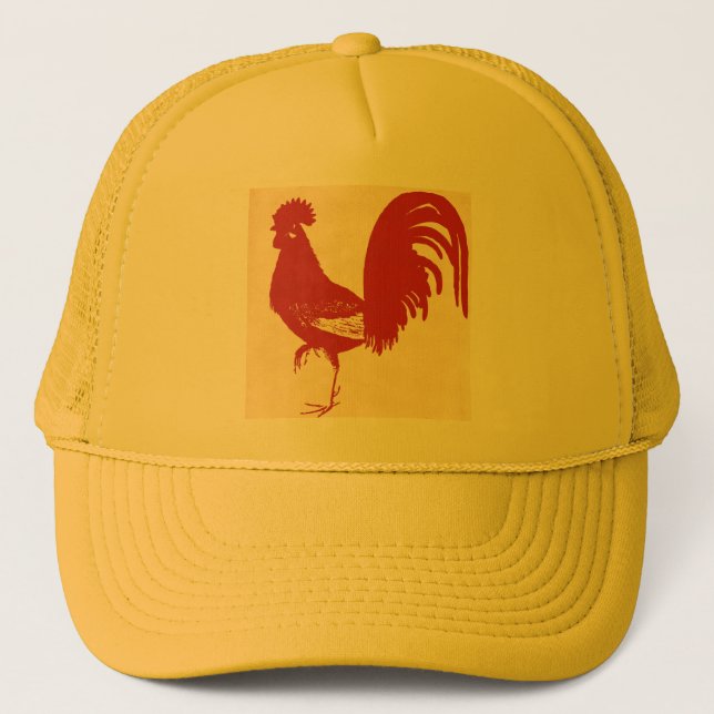 Red Rooster Trucker Hat (Front)