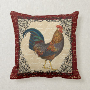 Red Rooster Vintage Cushion