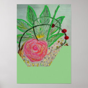 Red Rosa Poster
