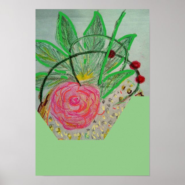 Red Rosa Poster (Front)