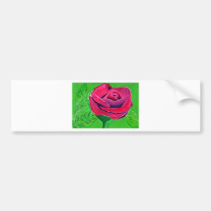 Red Rose2 Bumper Sticker