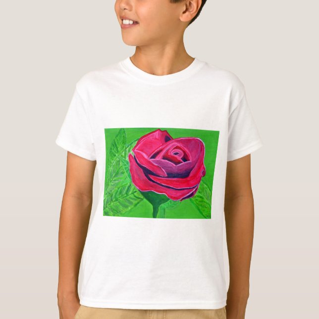Red Rose2 T-Shirt (Front)