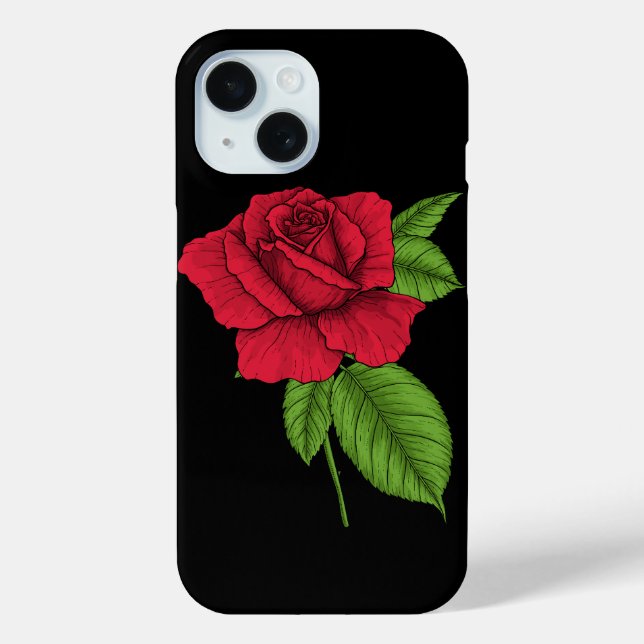 Red rose 2 Case-Mate iPhone case (Back)