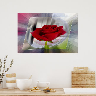 Red rose 2 poster