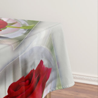 Red rose 2 tablecloth