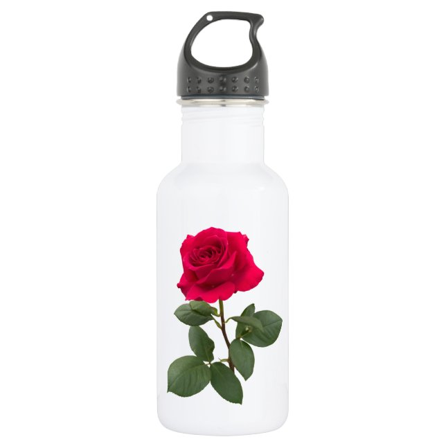 Red rose 532 ml water bottle (Front)