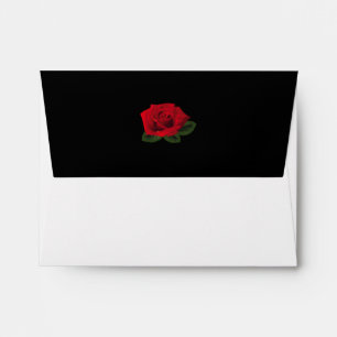 Red Rose A2 Note Card Envelope