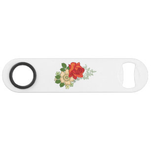 Red Rose and Daisies