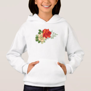 Red Rose and Daisies