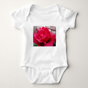Red Rose Baby Bodysuit