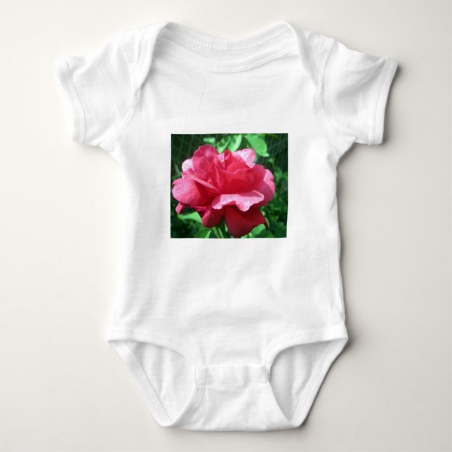 Red Rose Baby Bodysuit (Front)