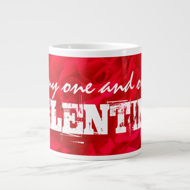 Red Rose "Be My Valenrtine" Coffe Mug (Front)