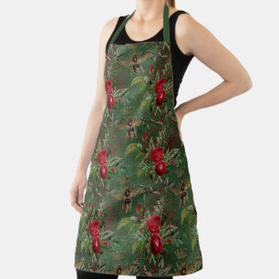 Red Rose Bee Series Design 8 Apron
