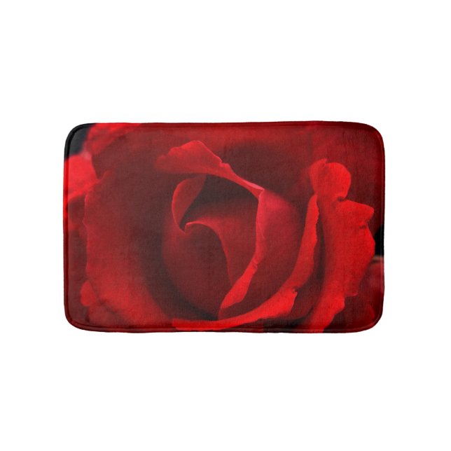 Red Rose bmcna Bath Mat (Front)