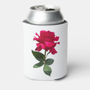 Red rose can cooler