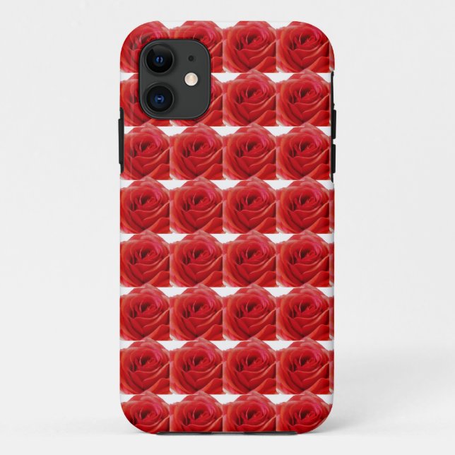Red Rose Case-Mate iPhone Case (Back)