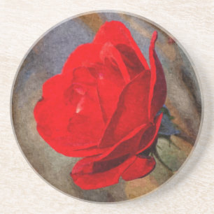 Red Rose Coaster