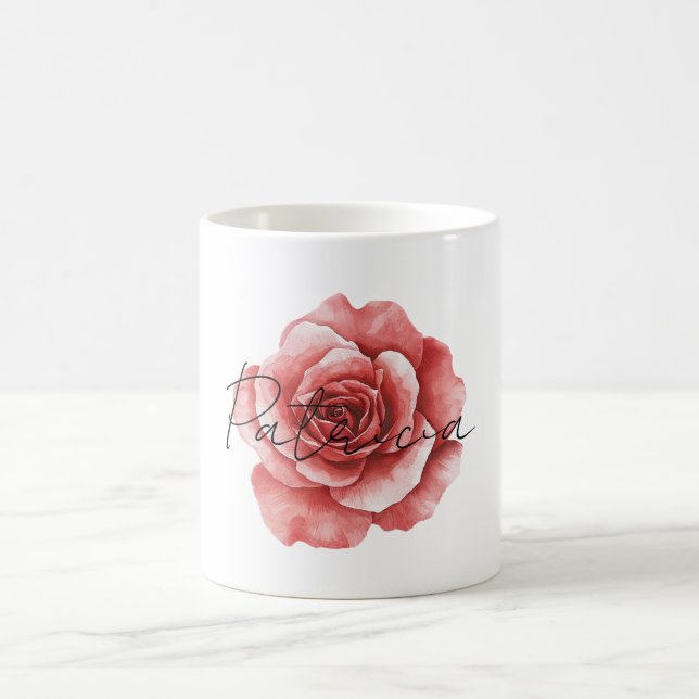 Red Rose Coffee Mug (Center)