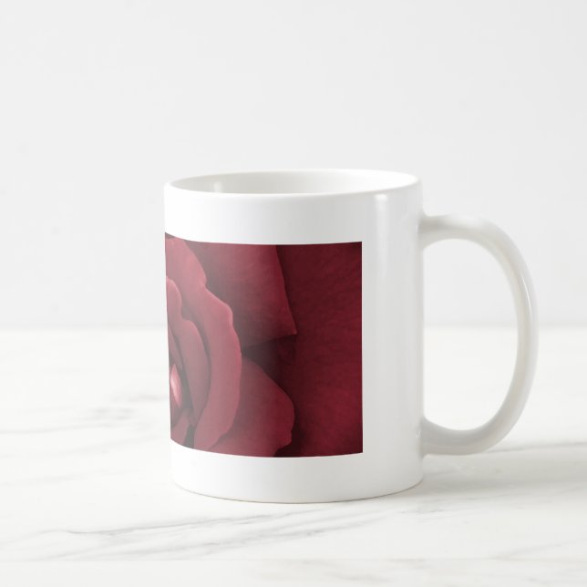 red rose coffee mug (Right)