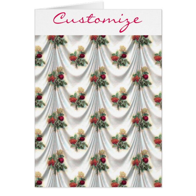 Red rose curtain Thunder_Cove (Front)