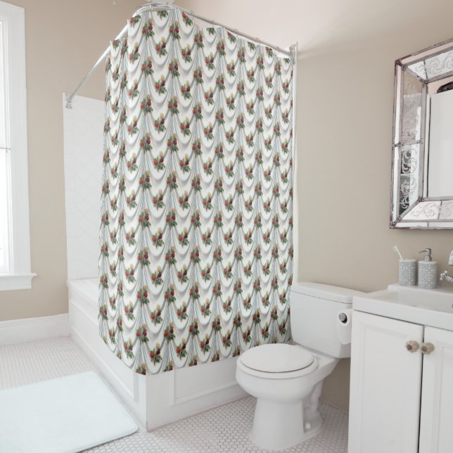 Red rose curtain Thunder_Cove (In Situ)