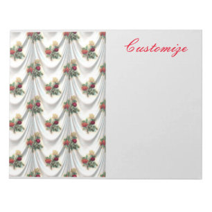 Red rose curtain Thunder_Cove Notepad
