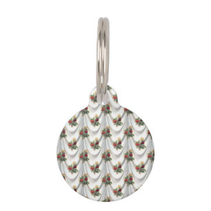 Red rose curtain Thunder_Cove Pet Tag