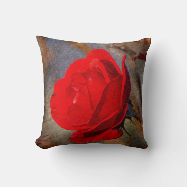 Red Rose Cushion (Front)