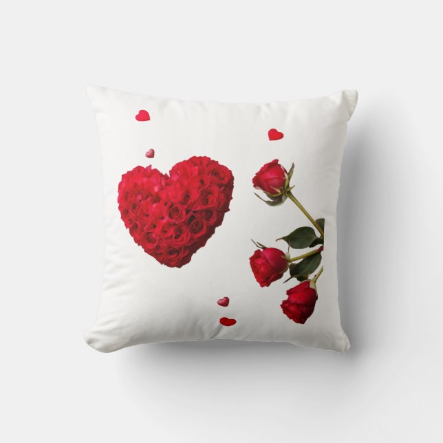 Red Rose Cushion (Front)