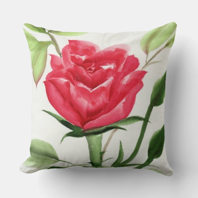 Red Rose Cushion (Front)