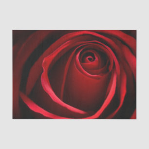 Red Rose Custom 10lb Tissue Paper, White Tissue Paper