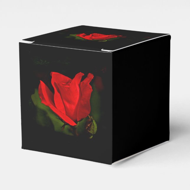 Red Rose - Dark Passion Favour Box (Front Side)