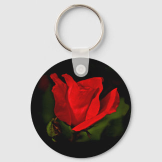 Red Rose - Dark Passion Key Ring