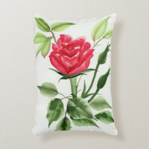 Red Rose Decorative Cushion