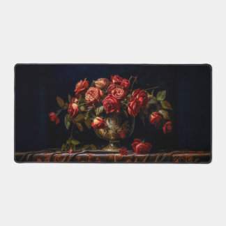 Red Rose Desk Mat