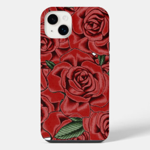 Red Rose Elegance iPhone 14 Plus Case