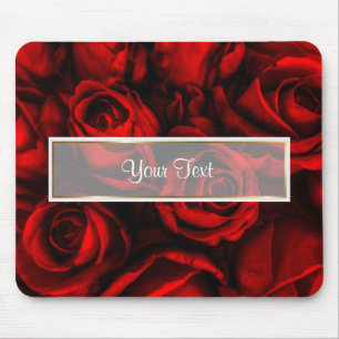 Red Rose Elegance Mouse Pad
