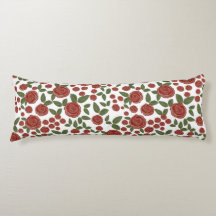 red rose floral on white